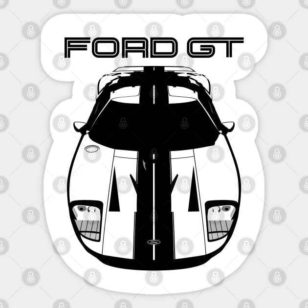 Ford GT 2005-2006 - Multi color and black Sticker by V8social